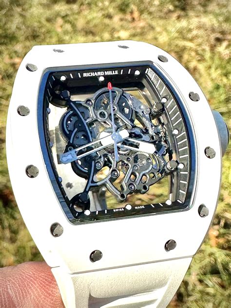 white and red richard mille|richard mille bubba watson white.